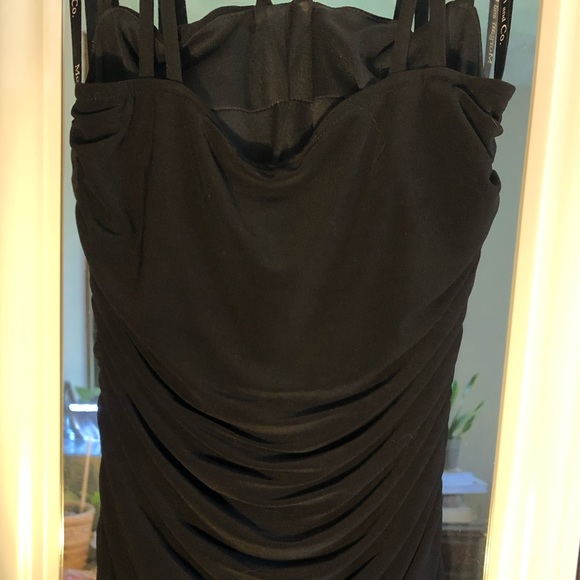 High/Low Black Formal Dress from Morgan&Co. - Picture 4 of 6